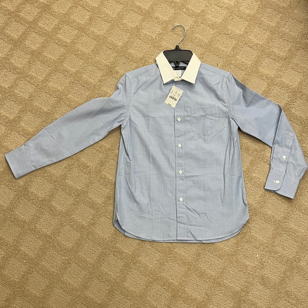 Boys size 10-12 jcrew dress shirt button down